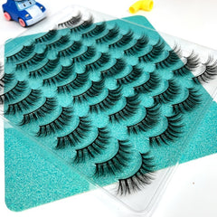 20 Pairs Fluffy Dramatic 3D Faux Mink Lashes for Stage