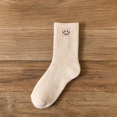 Smiling Face Socks Ankle Novelty Funny Socks For Womens Socks