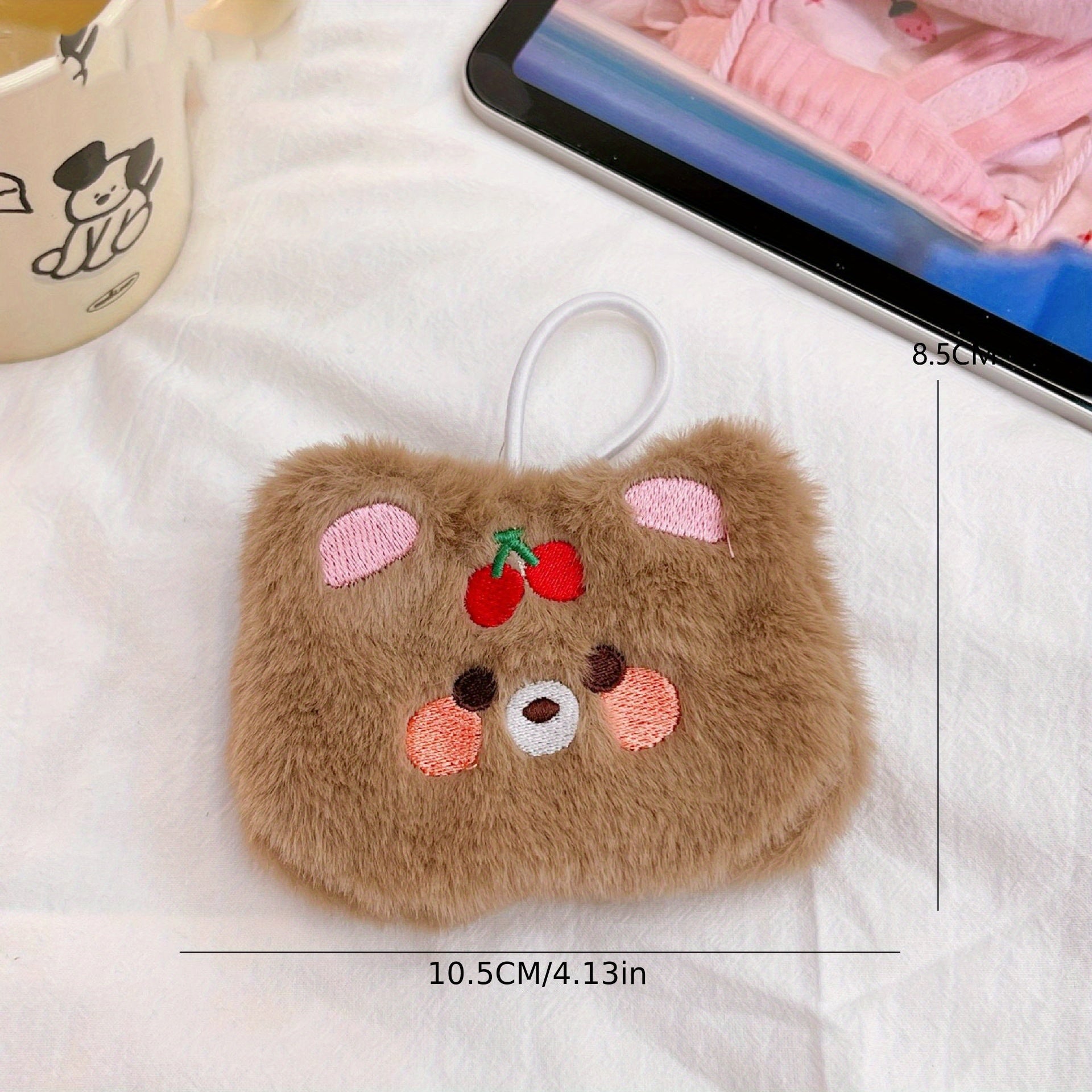 Portable Plush Hand Warmer with 4 Replacement Cores for Winter