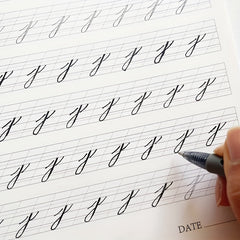 English Handwriting Practice Book Cursive & Print Workbook