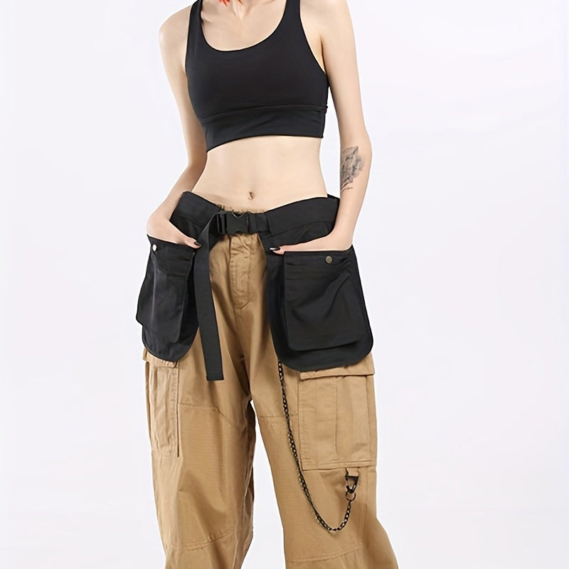 Waterproof Waist Bag Casual Sports Waist Bag With Zipper