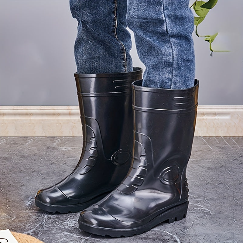 Men's Waterproof Rain Boots Non slip Anti-slip Rain Shoes