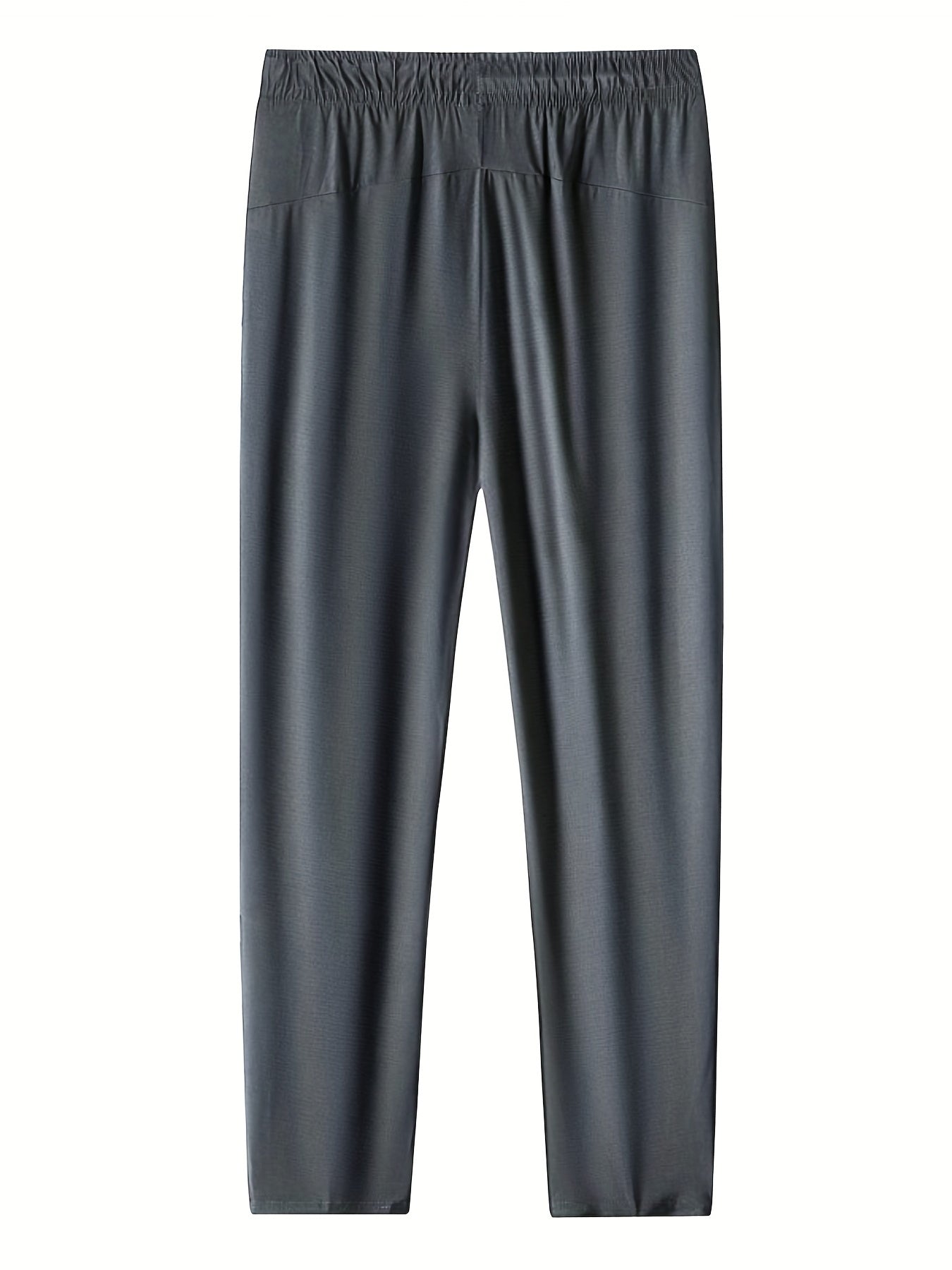 Men's Zipper Pockets Joggers Casual Stretch Sweatpants