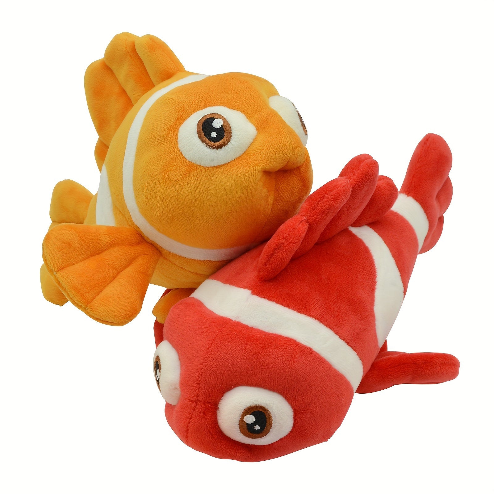 Ocean Series Plush Toy Clown Fish 4 inch 8 inch Fine Velvet Small Pendant