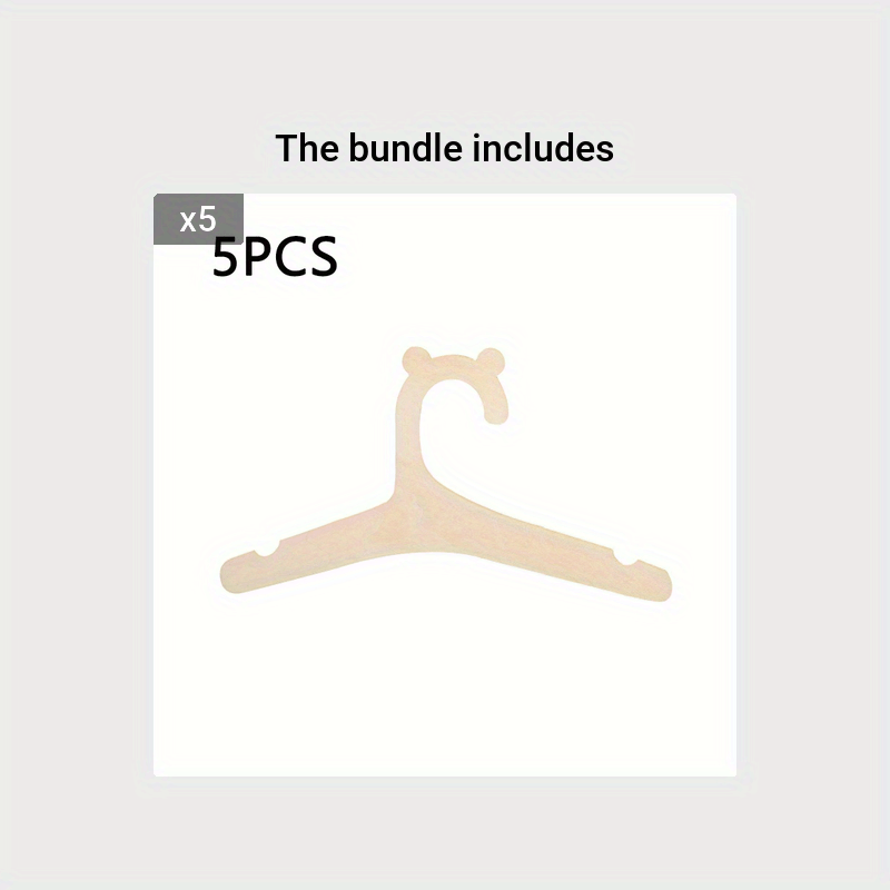 Wooden Bear Kids Hanger for Clothing Stores