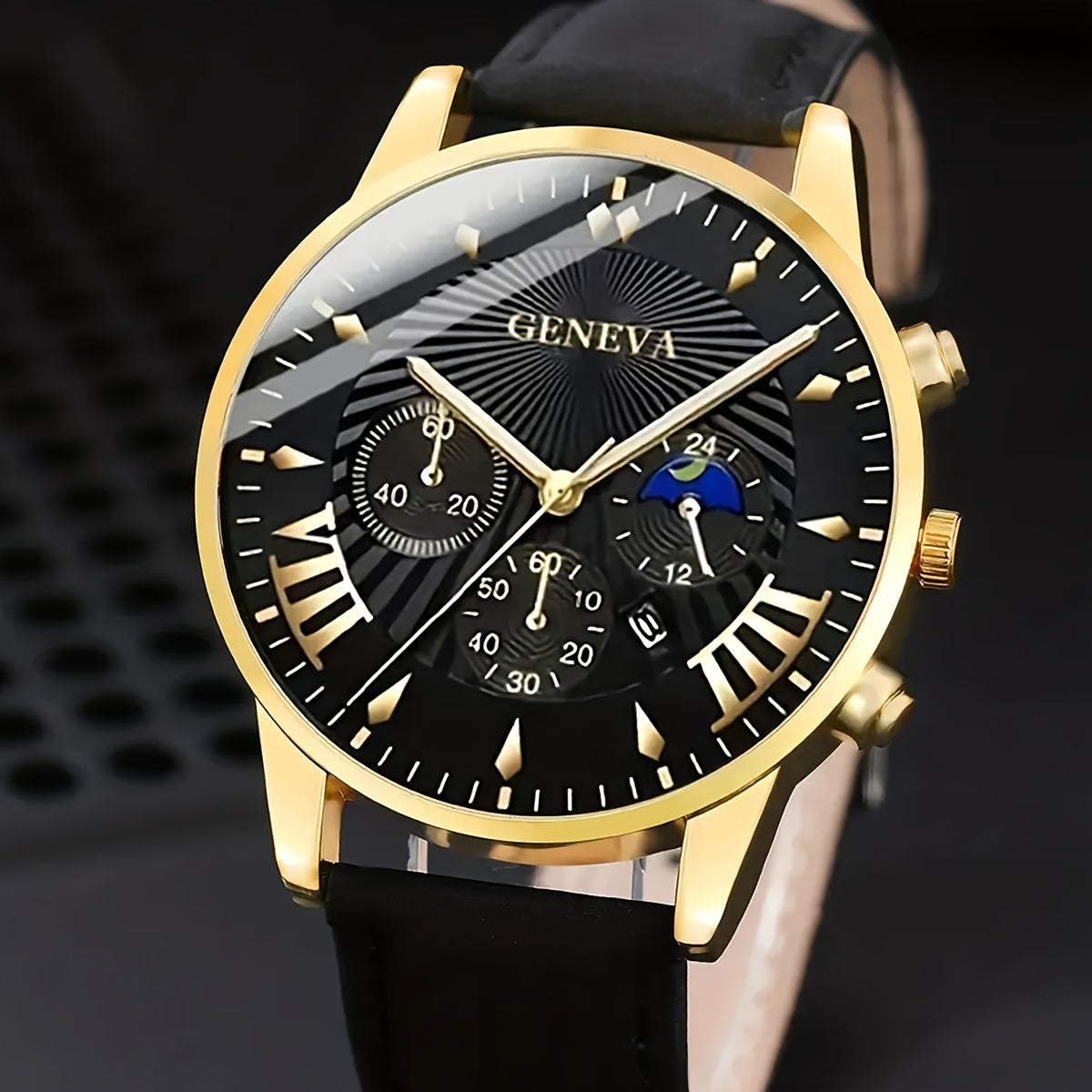 Sports Business Watch & Bracelet Set for Men