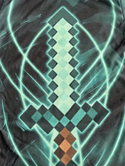 Boy's Diamond Sword Graphic T shirt Slim Fit Tee