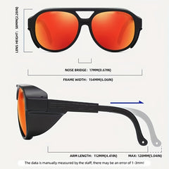 Men's Aviator Polarized Sunglasses Large Frame Windproof Goggles