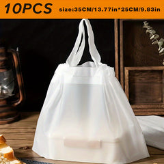 Translucent Food Packaging Bag Bakery Catering Gift Shopping Bag