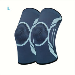 Knitted Nylon Meniscus Knee Protector for Fitness Basketball Cycling