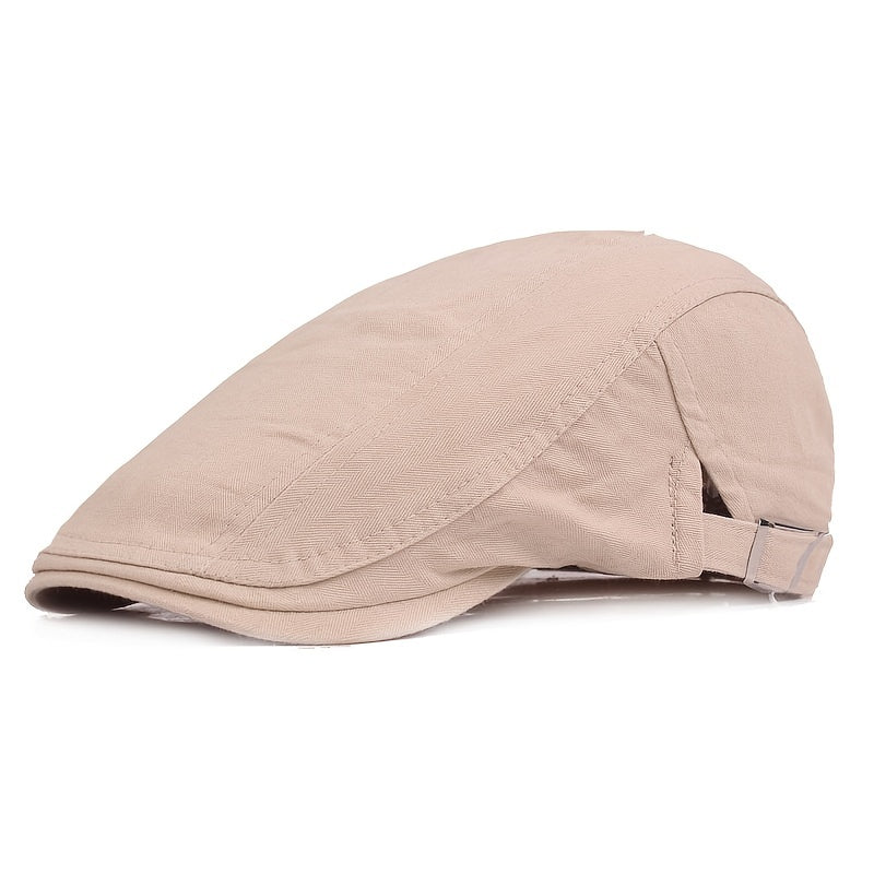Men's Retro Cabbie Hat Classic Newsboy Cap For Outdoor Fishing