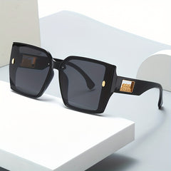 Y2K Square Sunglasses Hollow Temple Gradient Glasses UV400