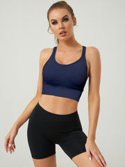 Adjustable Wirefree Yoga Sports Bra Quick Drying