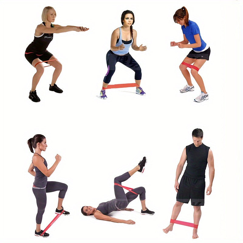 5pcs Latex Yoga Resistance Bands for Strength Train