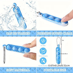 40pcs Random Fingertip Toy Keychain Party Favors Classroom Prizes Gift
