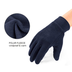 Polar Fleece Winter Cycling Gloves Warm Outdoor Gloves