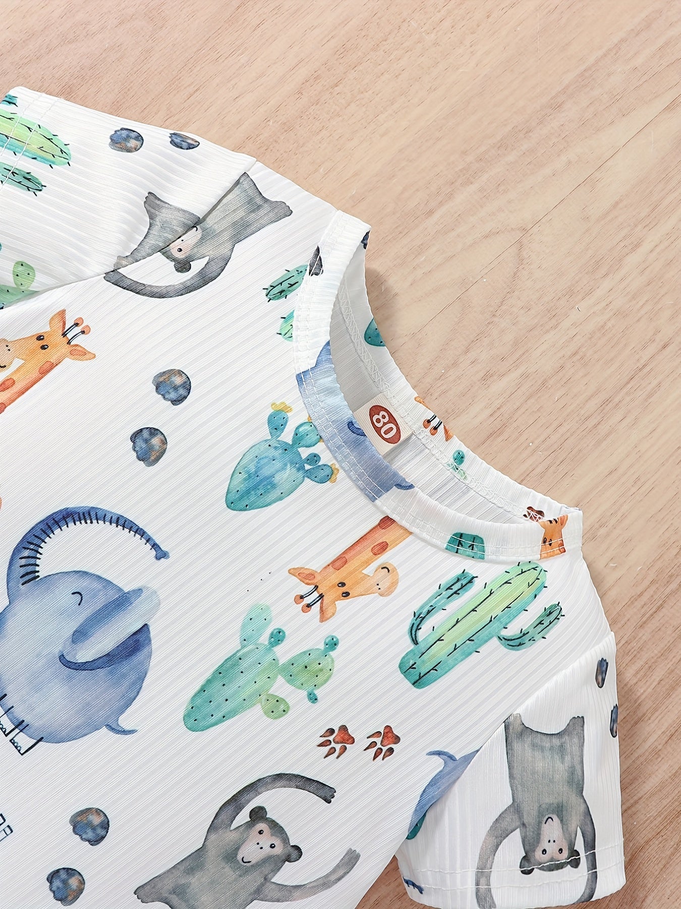 Cute Animal Print Romper for Baby - Perfect Summer Outfit