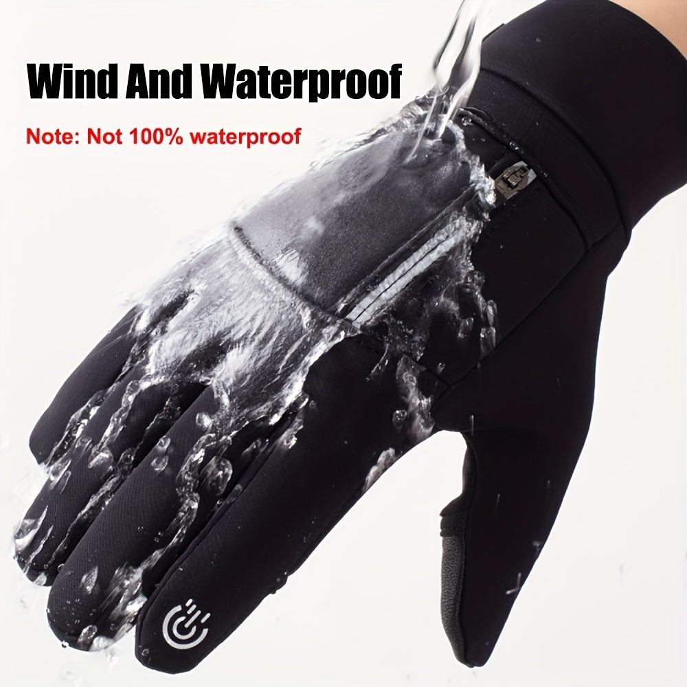Winter Windproof Waterproof Touch Screen Warm Gloves for Outdoor