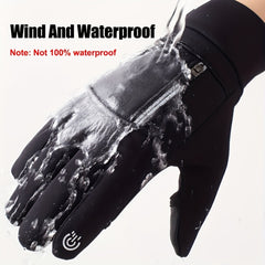Winter Windproof Waterproof Touch Screen Warm Gloves for Outdoor