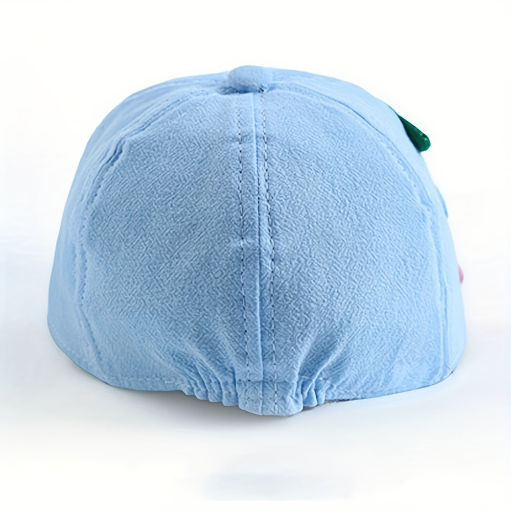 Baby Boys Dinosaur Embroidery Baseball Cap Sun Protection Hat