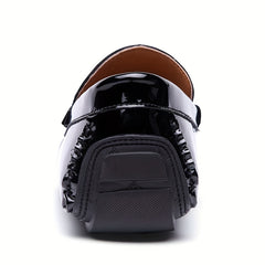 Men's Moccasin Loafer Shoes Slip On Comfy Non-slip