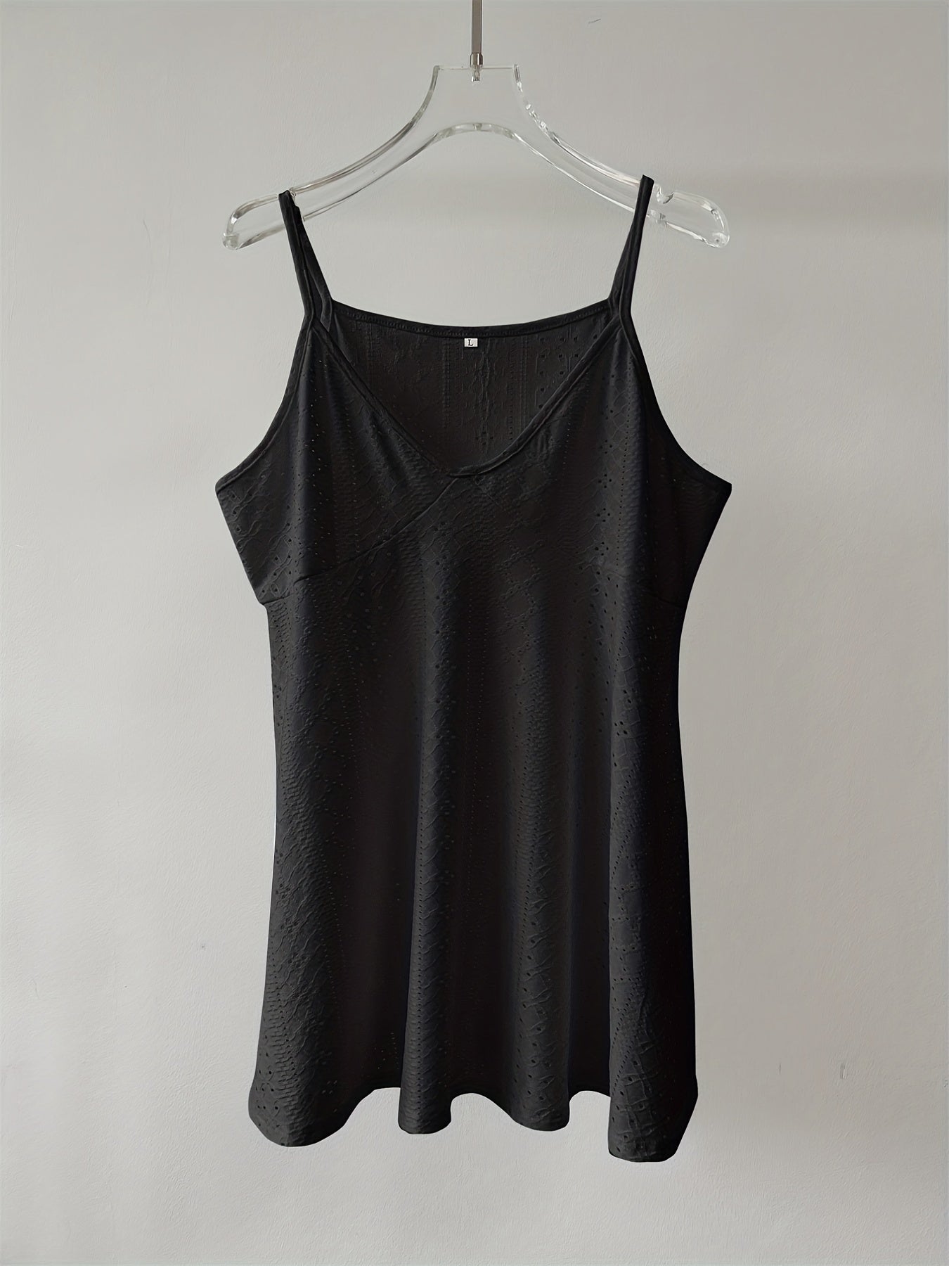 Eyelet Spaghetti Strap Cami Top Summer Women's Clothing