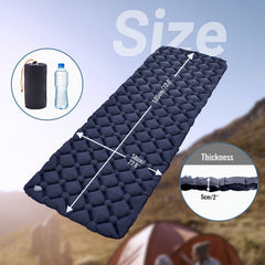 Ultralight Inflatable Air Sleeping Mat Camping Backpacking