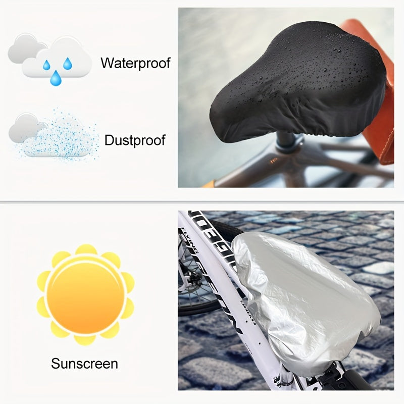 Bicycle Seat Cushion Cover Waterproof Dustproof Sunscreen Cover