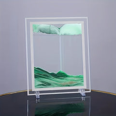 Square 3D Sand Painting Office Gift