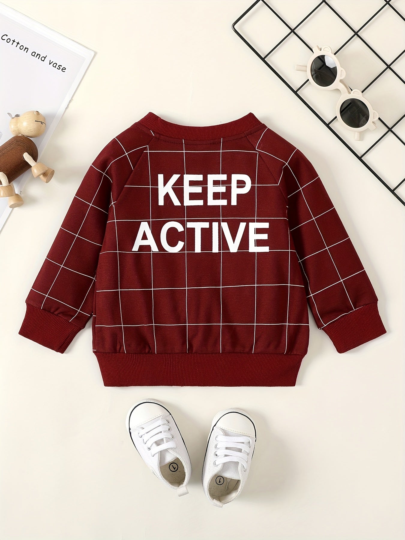 Baby Girls Dressy Plaid Cardigan Winter Outer Wear