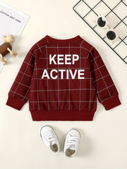 Baby Girls Dressy Plaid Cardigan Winter Outer Wear