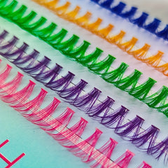 Individual Cluster Eyelashes Soft Faux Mink False Eyelashes Spiky Curling Lashes