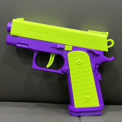 Gravity Turnip Gun Cub 1911 Mini 3D Gravity Smal Automatic Reloading Toy