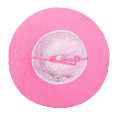 Baby Solid Bucket Hat Sunscreen Adjustable Wide Brim Beach Basin Hat
