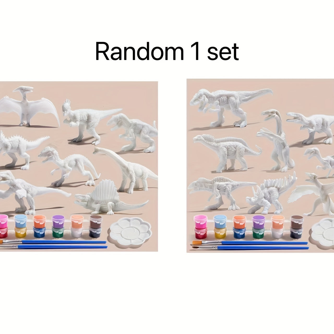 8pcs Dinosaur Painting DIY Toy Set for Kids