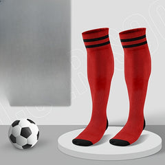 Adult Knee High Football Socks Anti-Slip Thick Sport Soccer Socks