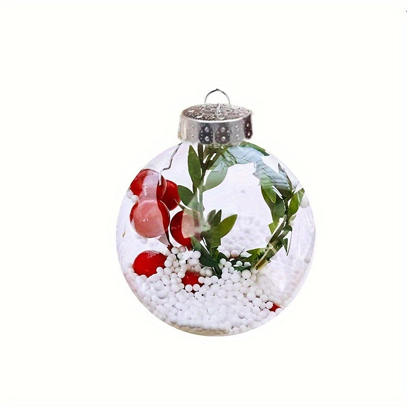 Christmas Ball Ornament Gift Decorations Snowman Shatterproof Hanging Baubles