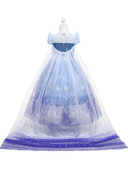 Princess LED Dress Sequin Puff Sleeve Tulle Costume