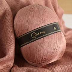 Cake Solid Silk Cotton Yarn Soft Yarn Crocheting Knitting