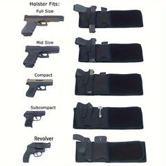 Concealed Carry Belly Band Holster - Elastic & Breathable Unisex Waist Band