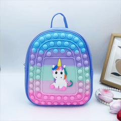 Kids Lightweight Unicorn Silicone Backpack - School Gift