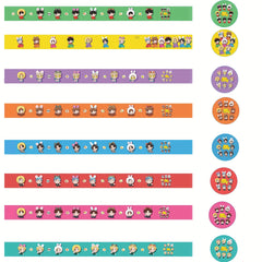 Kpop Cartoon Tape Roll for DIY Crafts Scrapbooking