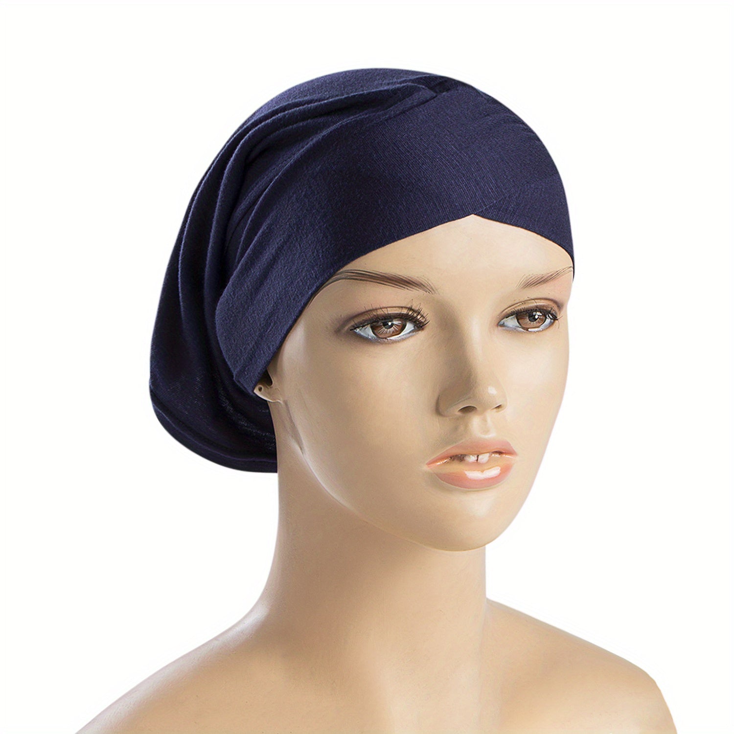 Solid Color Soft Turban Inner Cap for Under Hijab