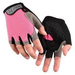 Sports Half Finger Gloves Unisex Cycling & Mountaineering Fitness