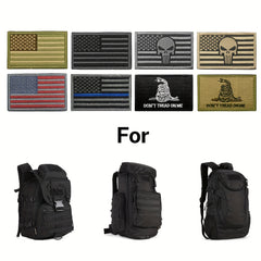 8pcs Military Patch Bundle for Caps Backpacks Vests Show Your Patriotism