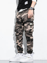 Men's Camo Jogger Pants with Flap Pockets