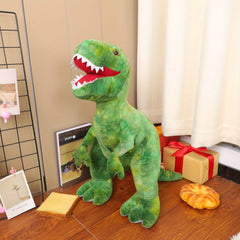 Realistic Dinosaur Plush Toy with Teeth & Spiky