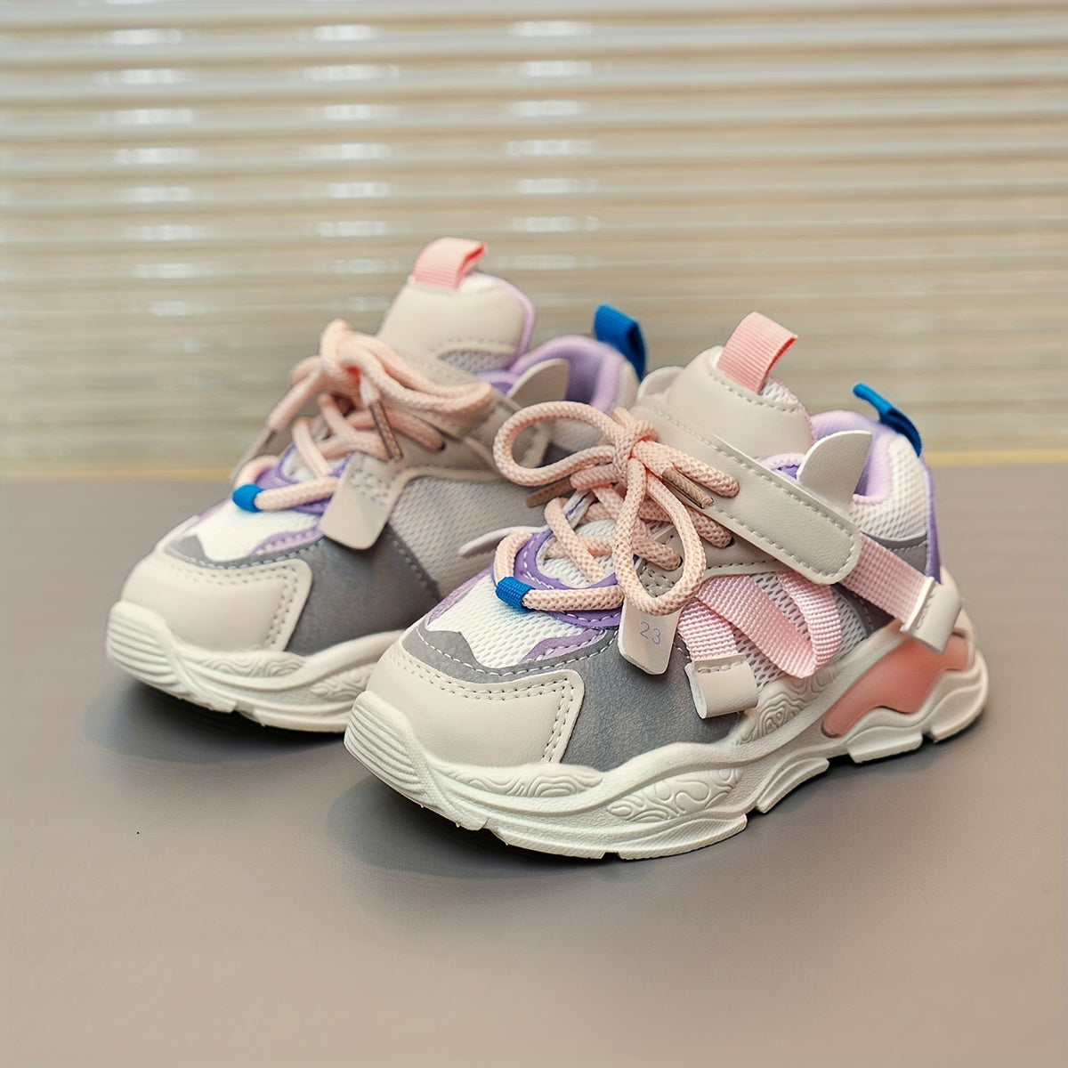 Kids' Comfy Block Mesh Running Shoes - Outdoor Activities
