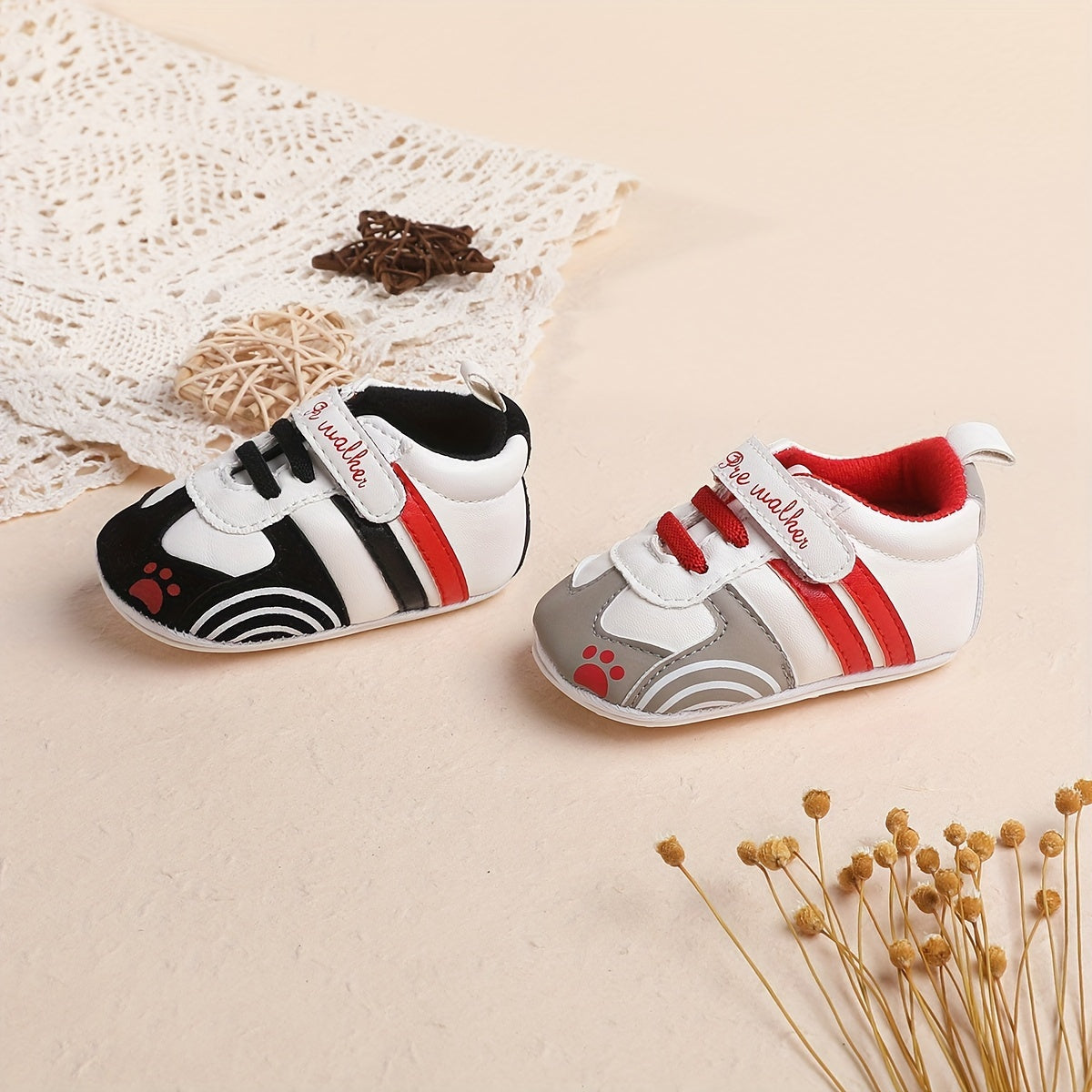 Baby Boys Lightweight Non Slip Sneakers for Indoor Outdoor Walking