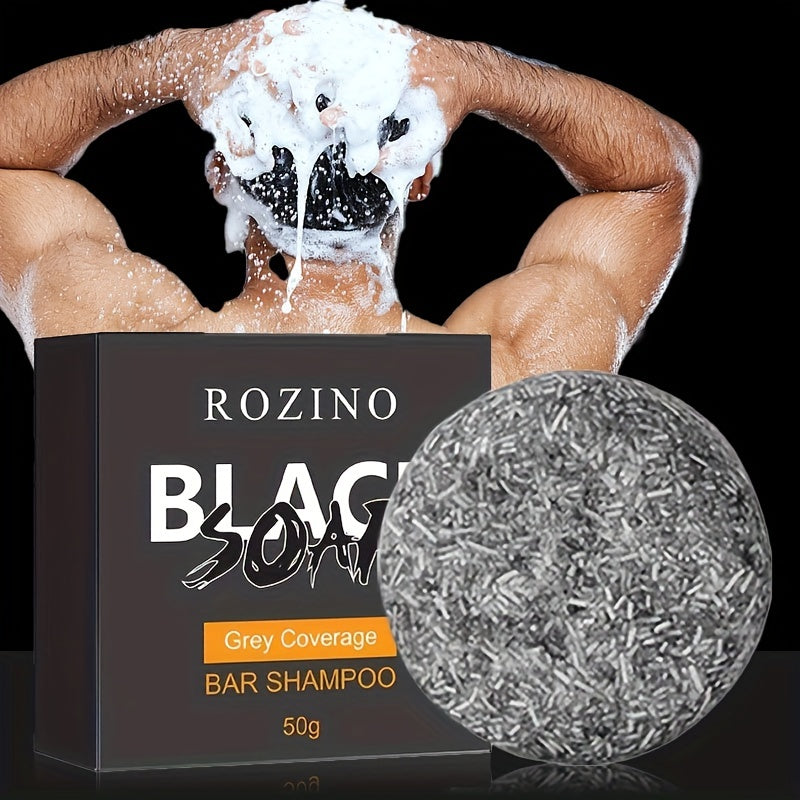 Men's Organic Darkening Shampoo Bar For Gray Hair